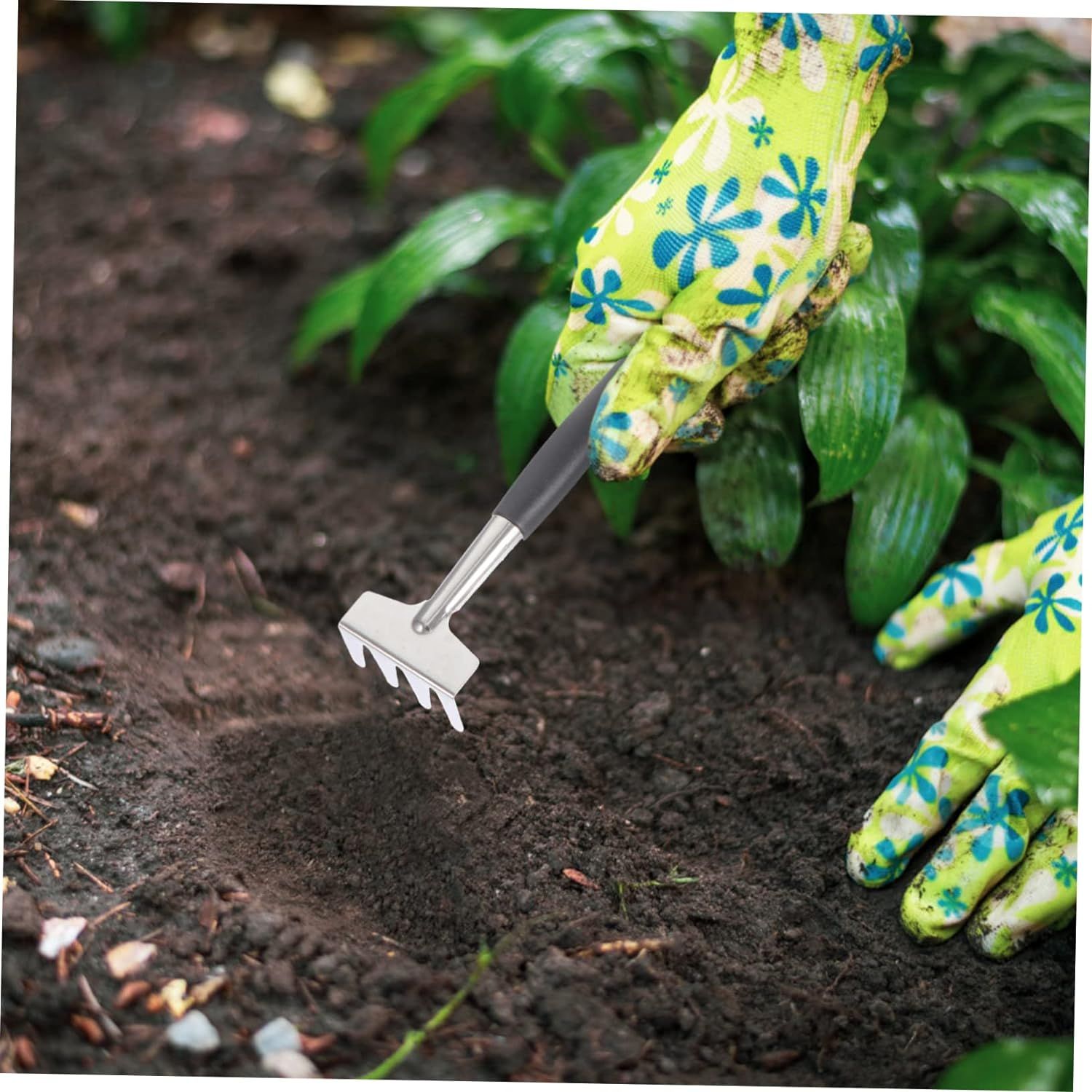 Fairy Garden Tool Set Stainless Steel rake view 5