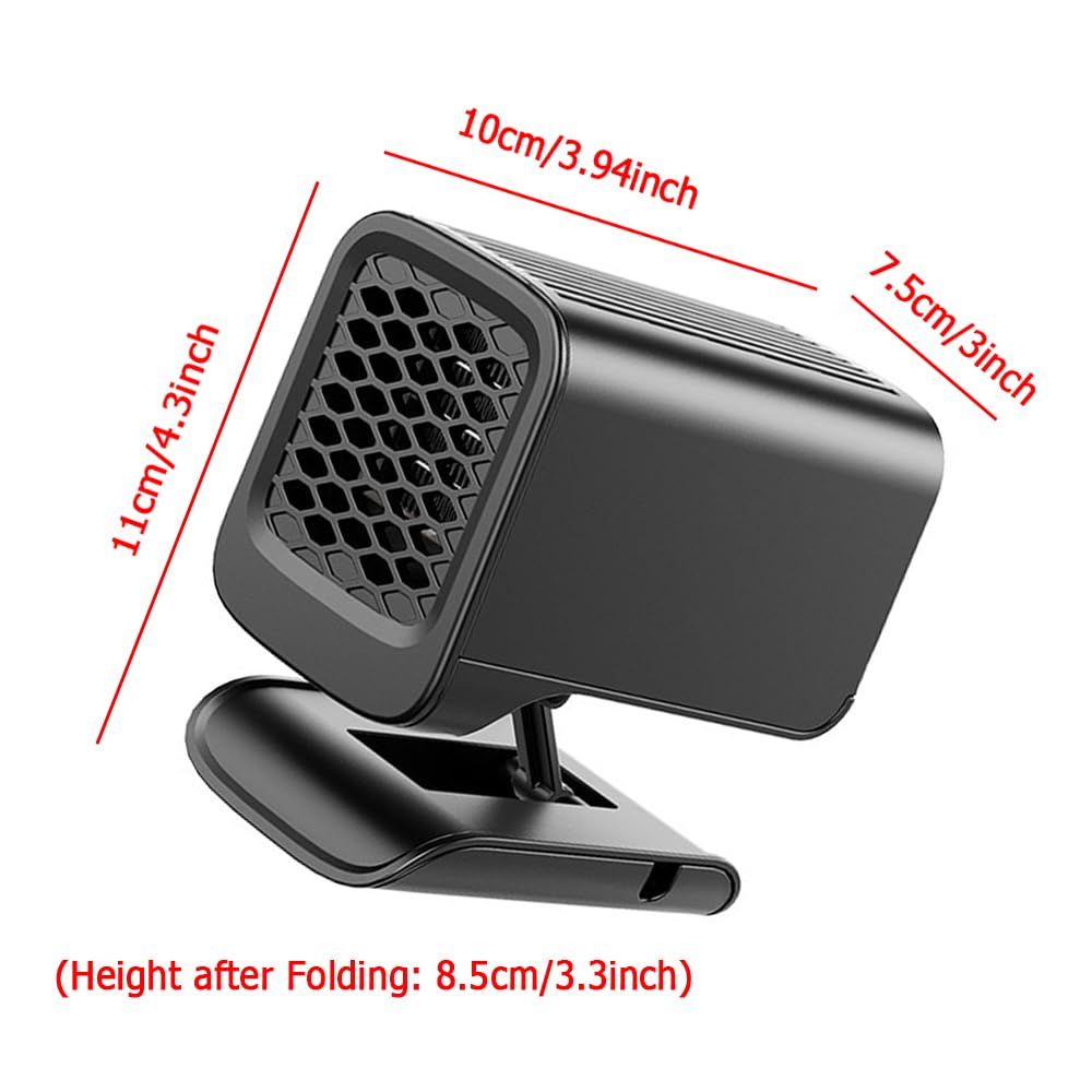 360 Degree Adjustable for Defrosting Defogger with Heating Cooling view 3