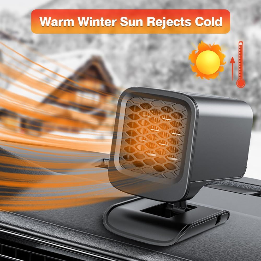 360 Degree Adjustable for Defrosting Defogger with Heating Cooling view 5