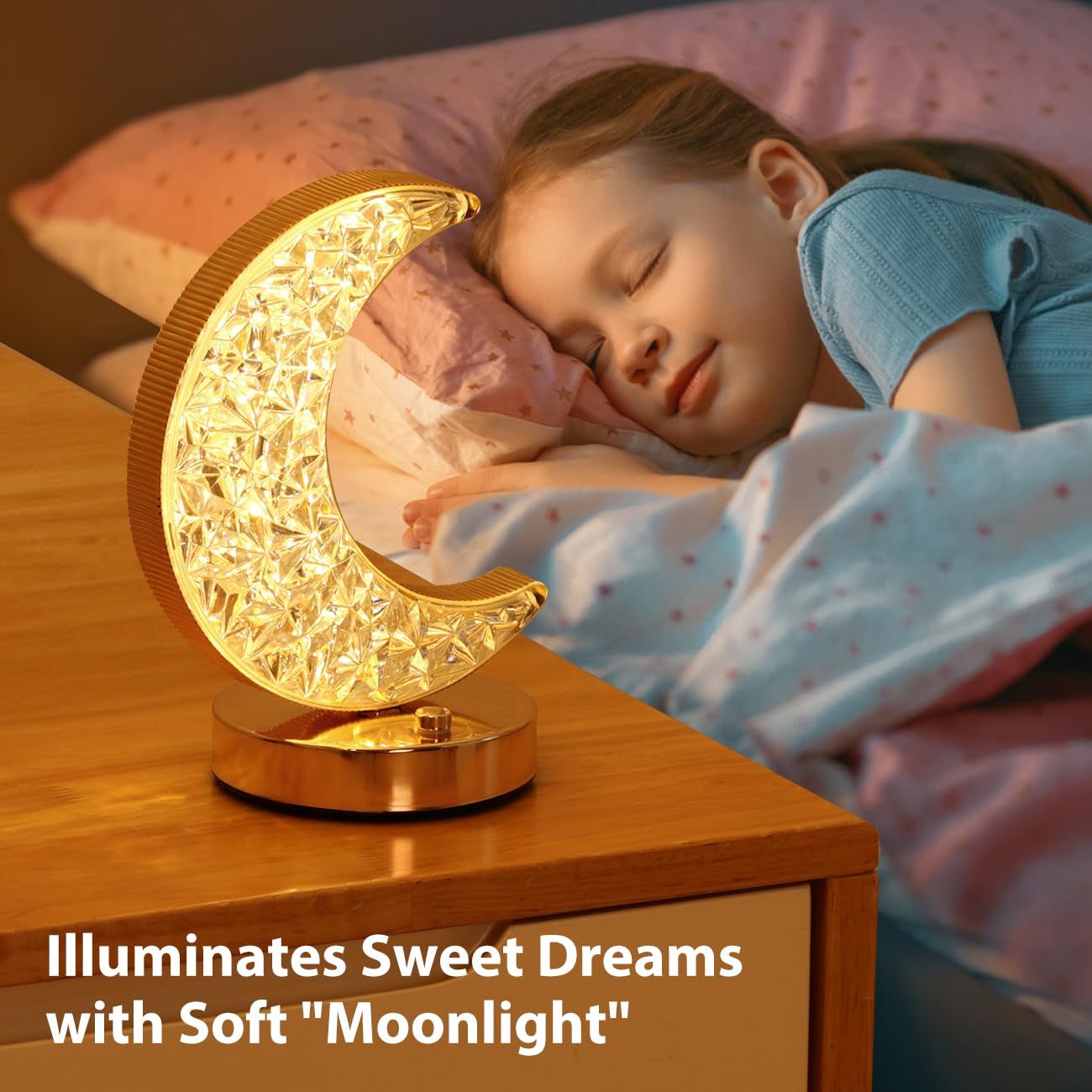 Crescent Moon Table Lamp view 2
