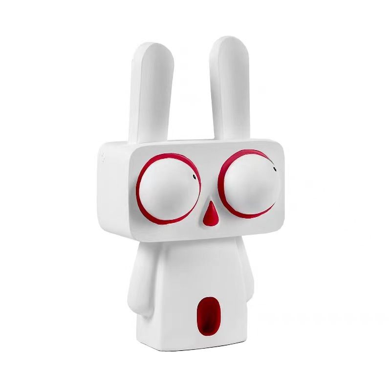 Resin Big Eyes Rabbits Sculptures
