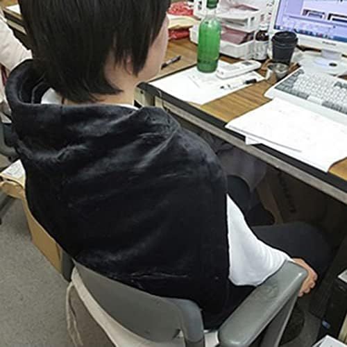 USB Heated Warm Fleece Shawl & Wrap Intelligent Electric Heating Blanket for view 5