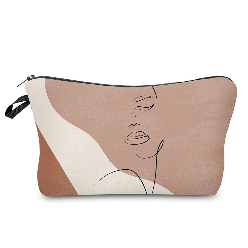 Makeup Case Small, Cosmetic Zipper Bag Waterproof for Purse Mini, Women Cute