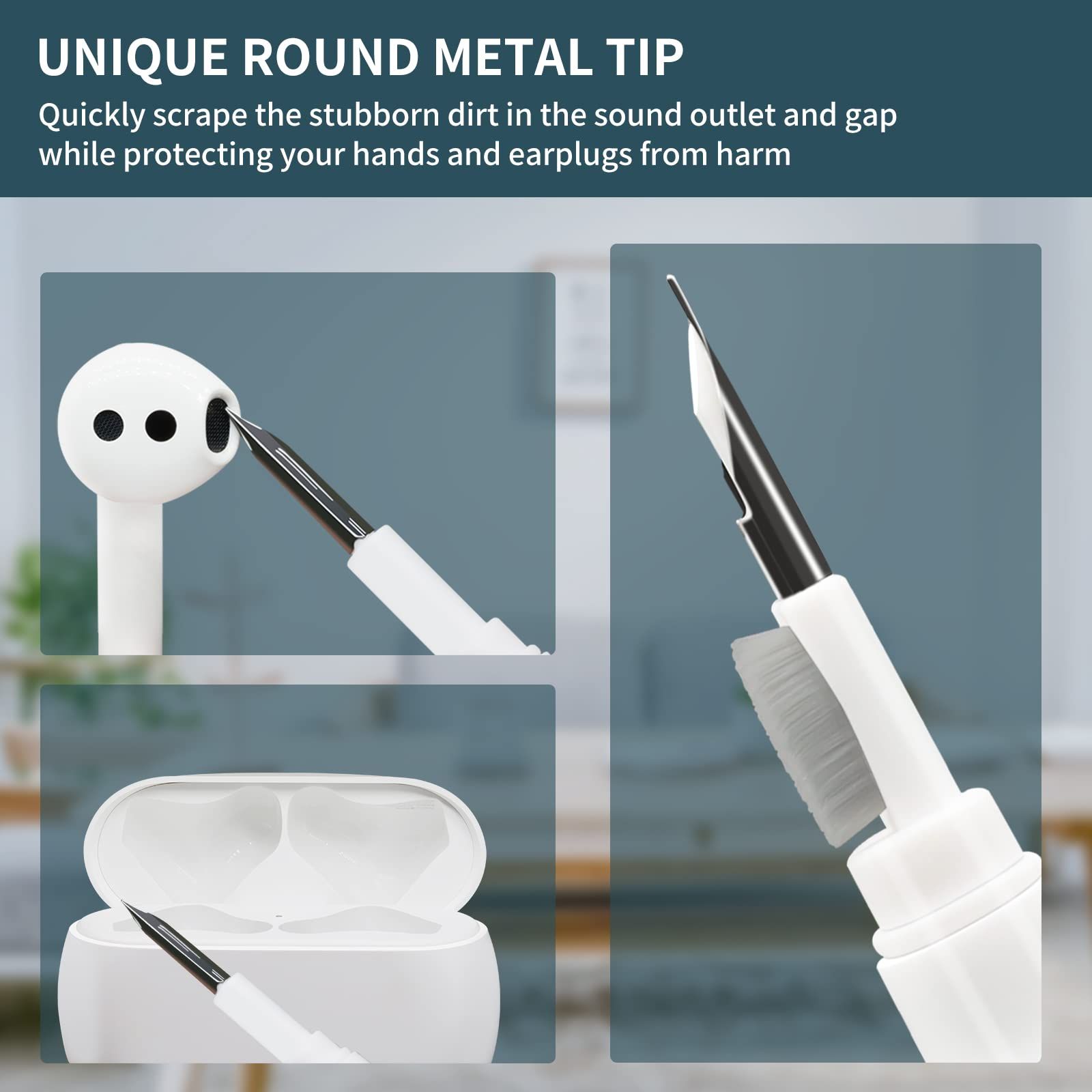 3-in-1 Multifunctional Earbud Cleaning kit with Sponge view 5