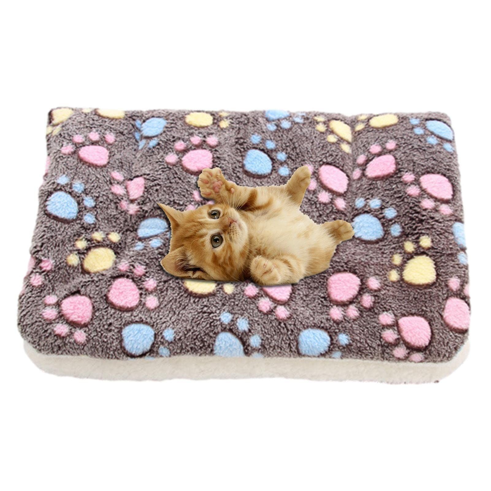 Cat Blanket, Ultra Soft Flannel, 12.59x9.84in, Suitable for Small Breeds long — image 1