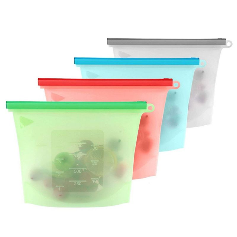 Leakproof Silicone Storage Bag Container