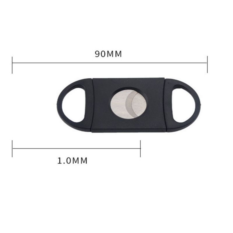 Cigar Cutter, Stainless Steel Guillotine Double Cut Blade Cigar Clippers in view 2