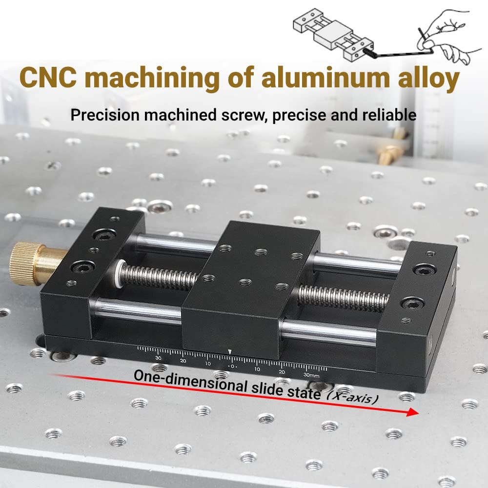 Linear Stage Actuator Aluminium Alloy Sliding Table Linear Actuator with Base view 2