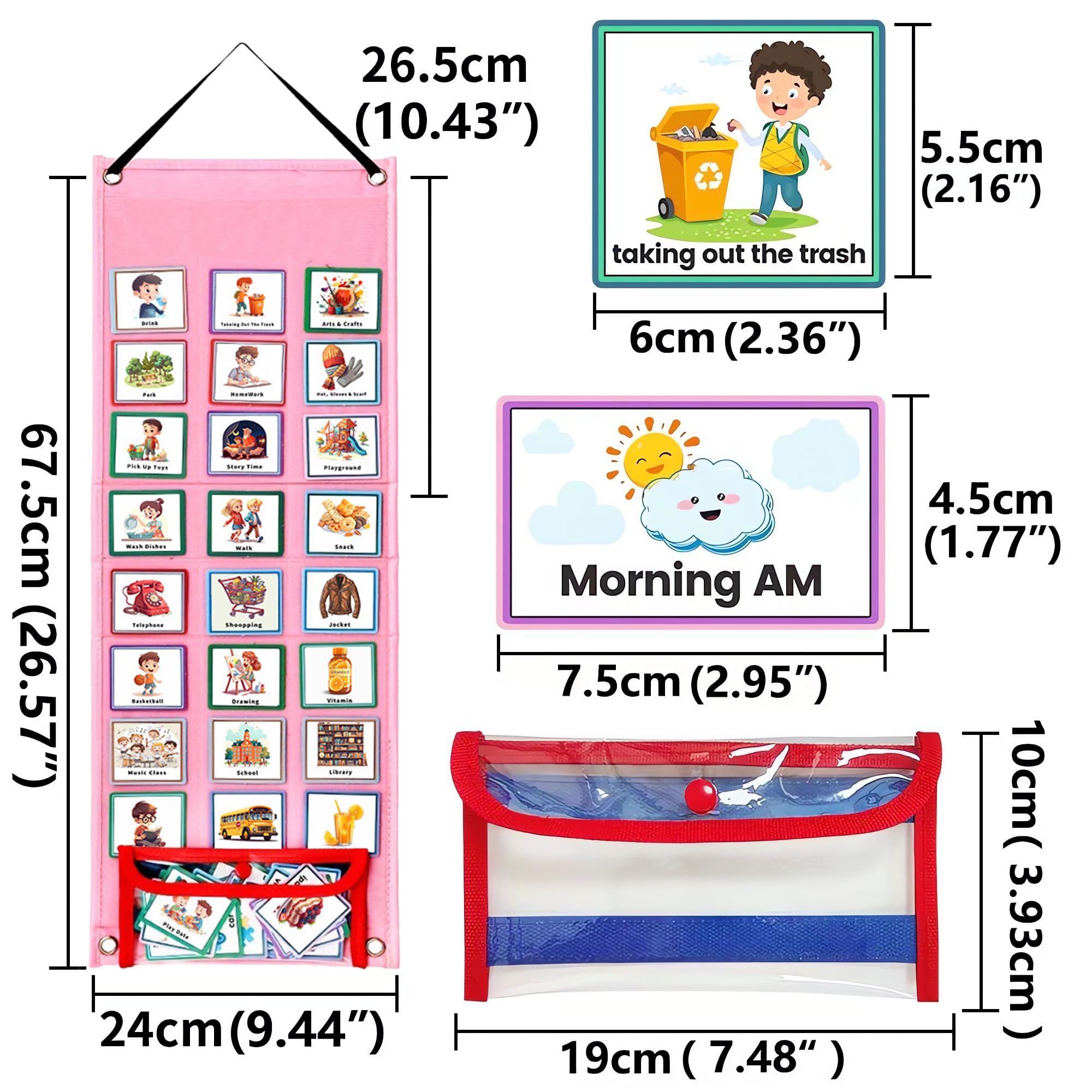 Kids Visual Schedule Calendar Chart view 2