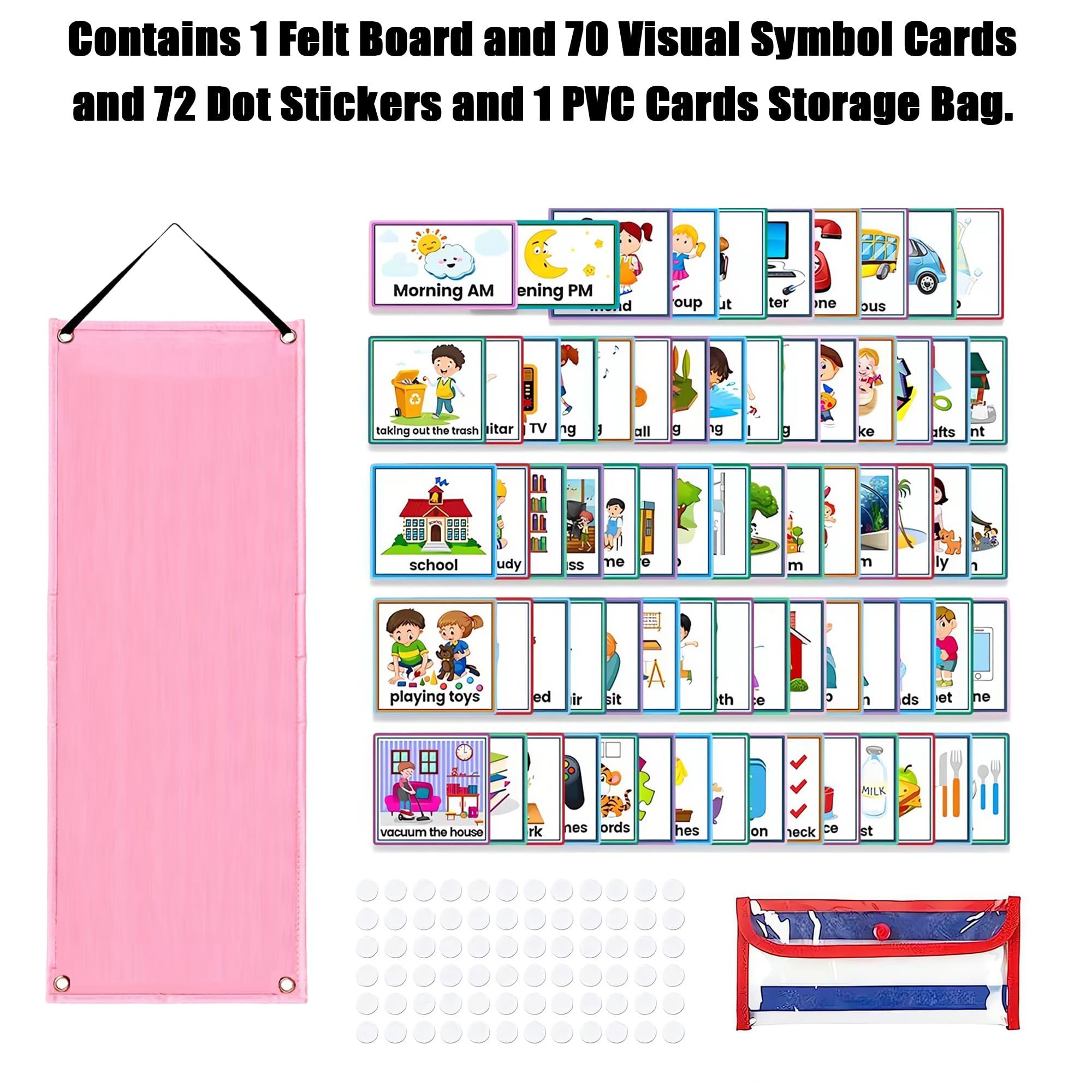 Kids Visual Schedule Calendar Chart view 5