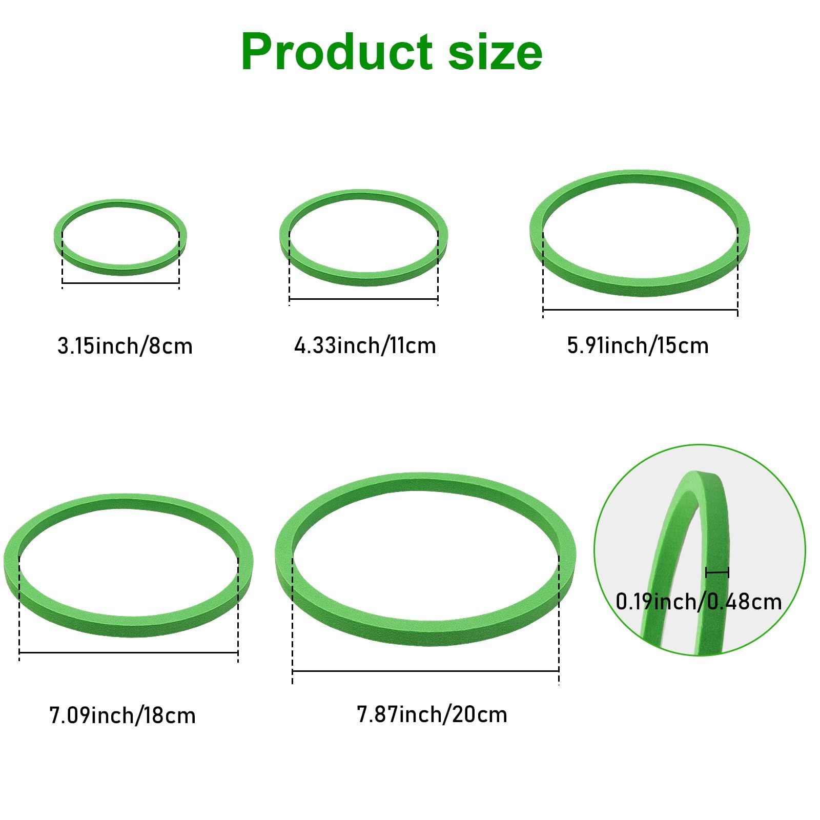 5Pcs Aquarium Floating Plant Rings and Fish Feeding Rings view 5