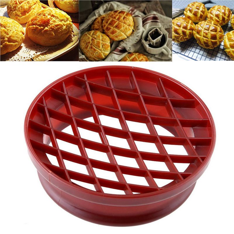 Plastic Lattice Press Pineapple Bun Mold view 2