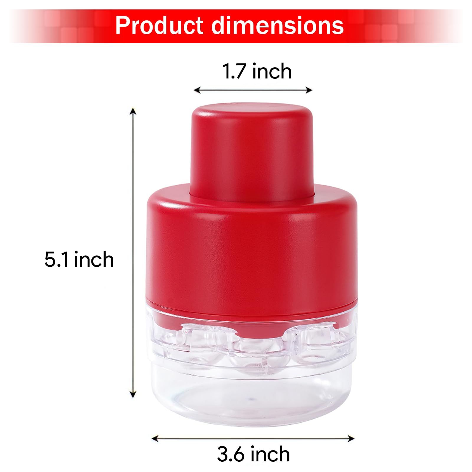 7-in-1 Cherry Pitter Tool - Portable Push-Down Cherries Seed Remover view 5