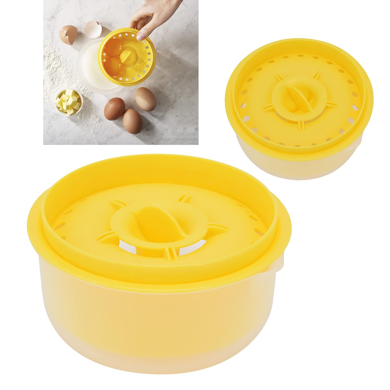 Egg White Filter, Household Egg Separator Multiple Leaking Holes Plastic