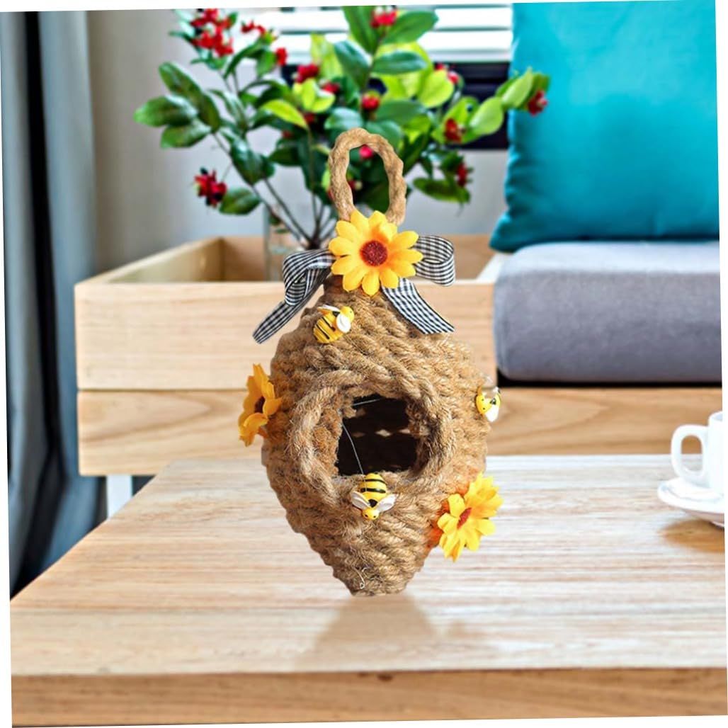 Bee Hive Decor Honey Bee Tiered Tray Decor Bee Spring Summer Rustic Decor Bee view 3