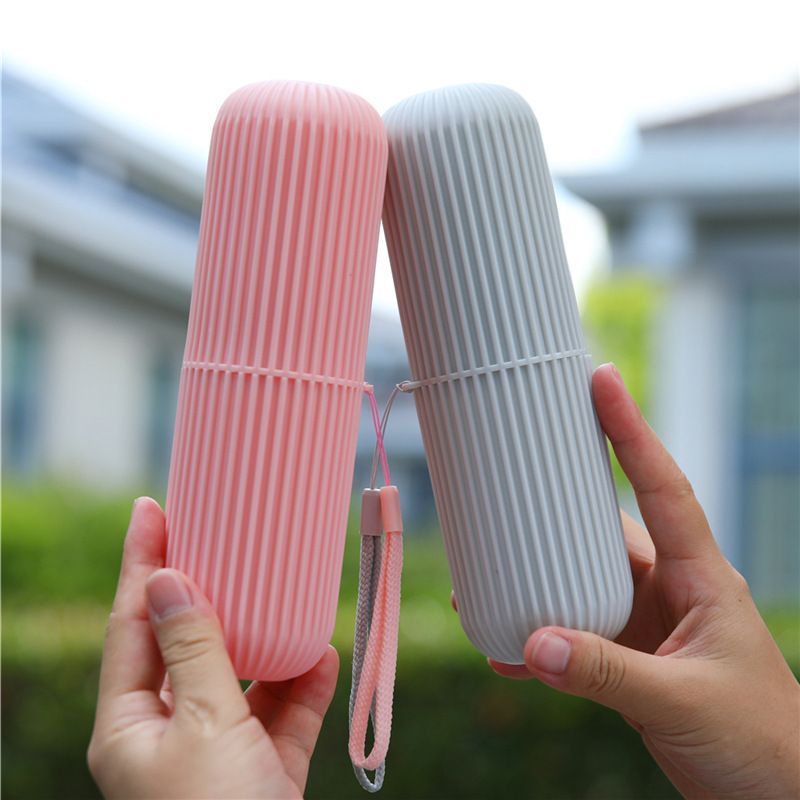 Travel Toothbrush Case, 7.6'' Long Plastic Toothbrush Storage Portable