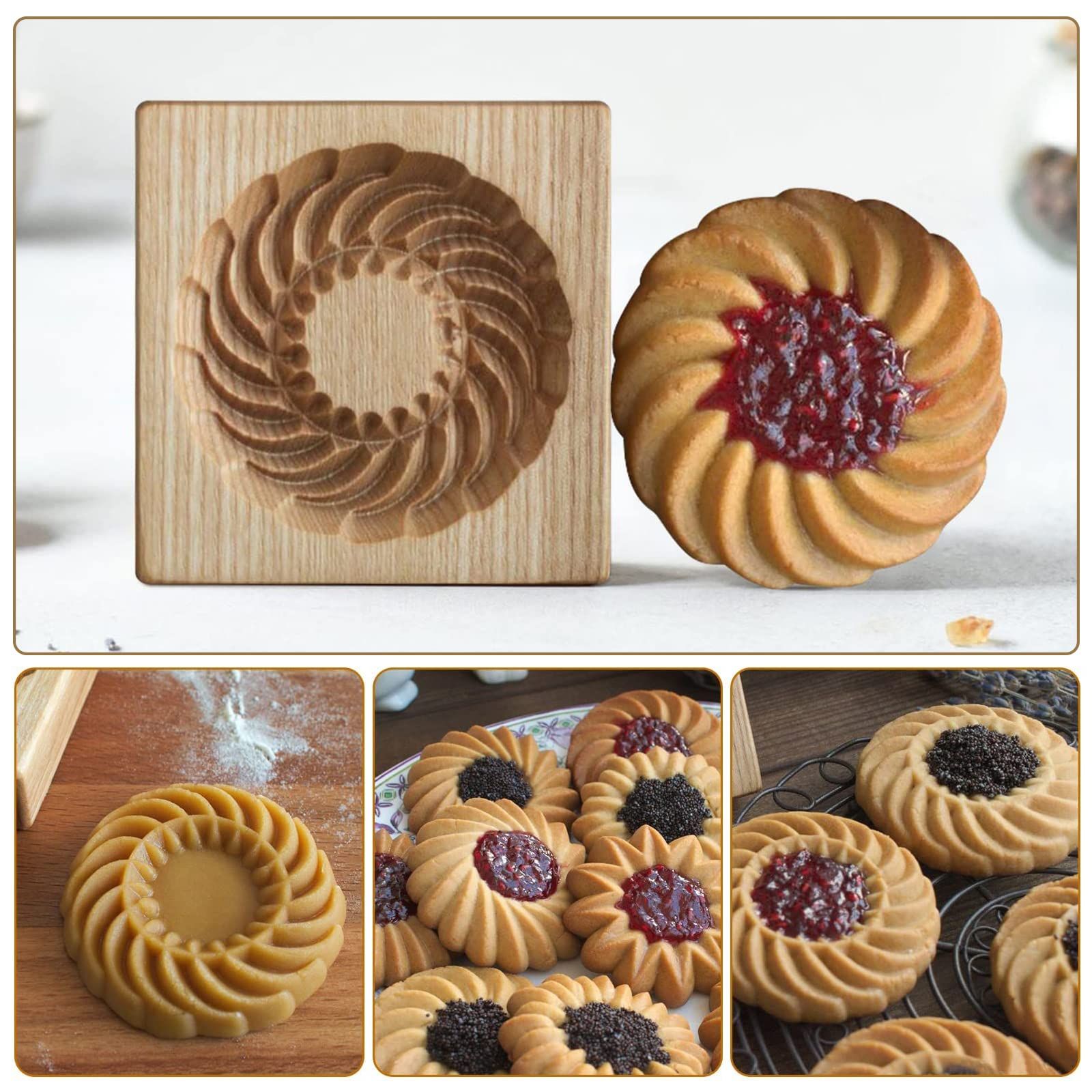Wooden Cookie Mold and Biscuit Stamp view 4