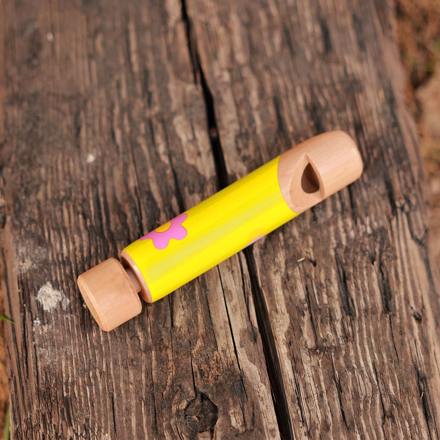 4-Piece Set Wood Slide Whistle Toy view 2
