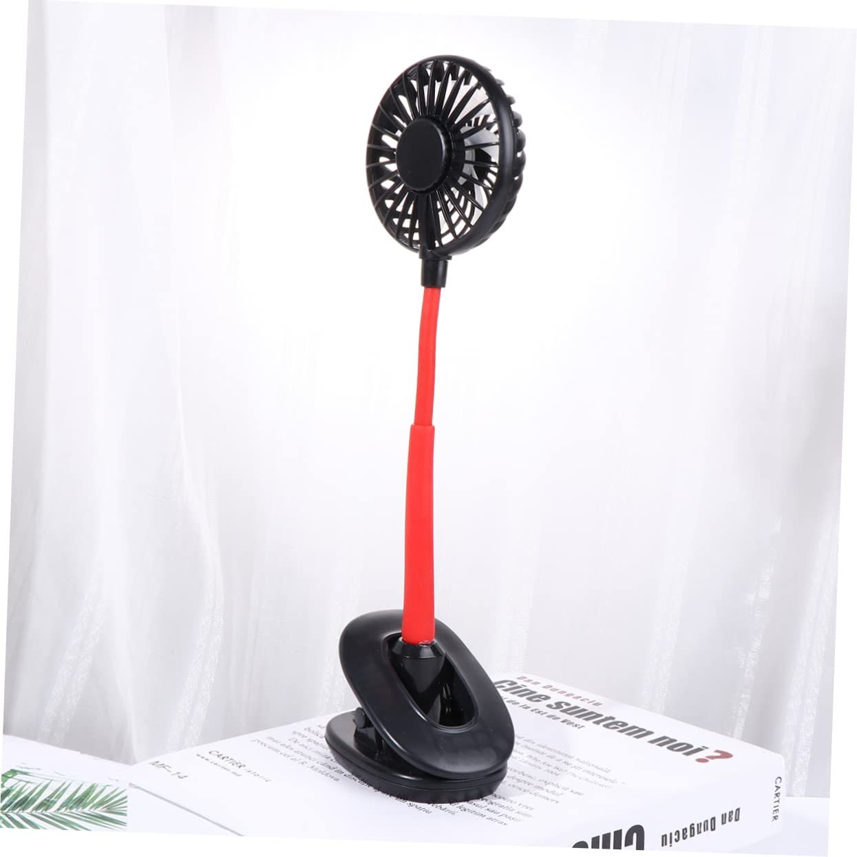 Hands Free Portable Neck Fan - Rechargeable Mini USB Personal Fan Battery view 2