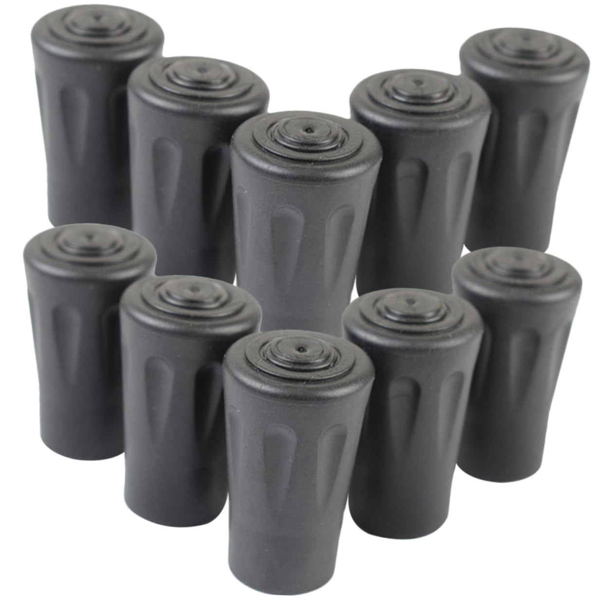 10Pcs Hiking Pole Rubber tip Hiking Cane Protector Hiking Stick Tips Climbing — image 1