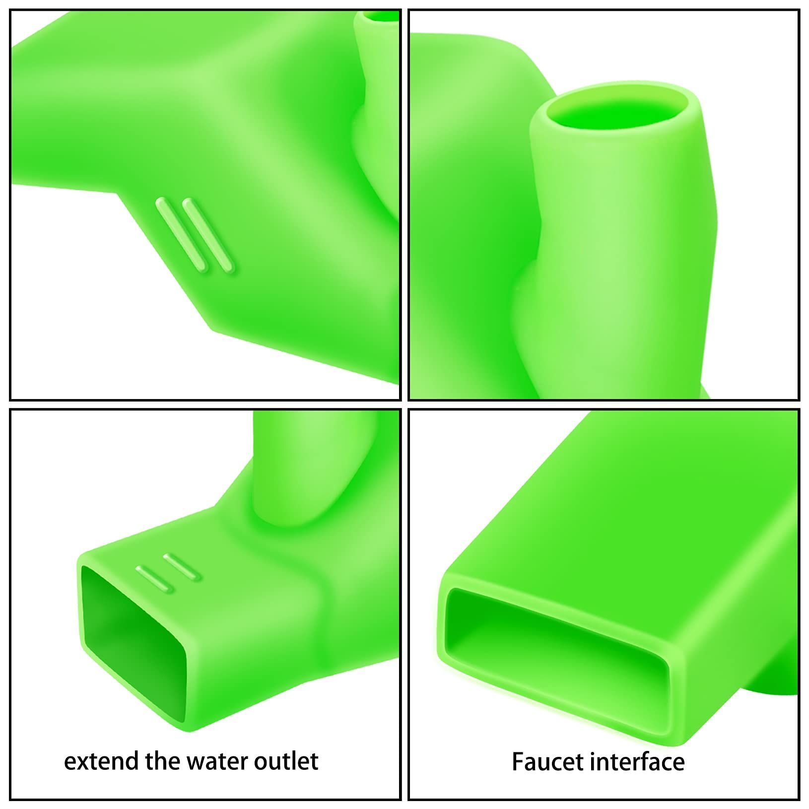 Baby Bath Faucet Cover for Kids - 3Pcs Portable Kitchen Sink Faucet Attachment view 5