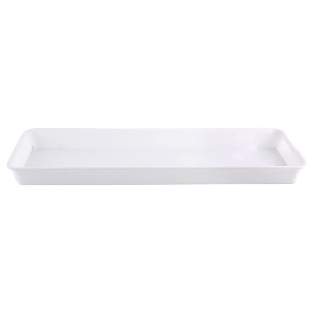 Plastic Plant Pot Rectangle Heavy Duty Large Flowerpot Tray Resin Plant Drip — image 1