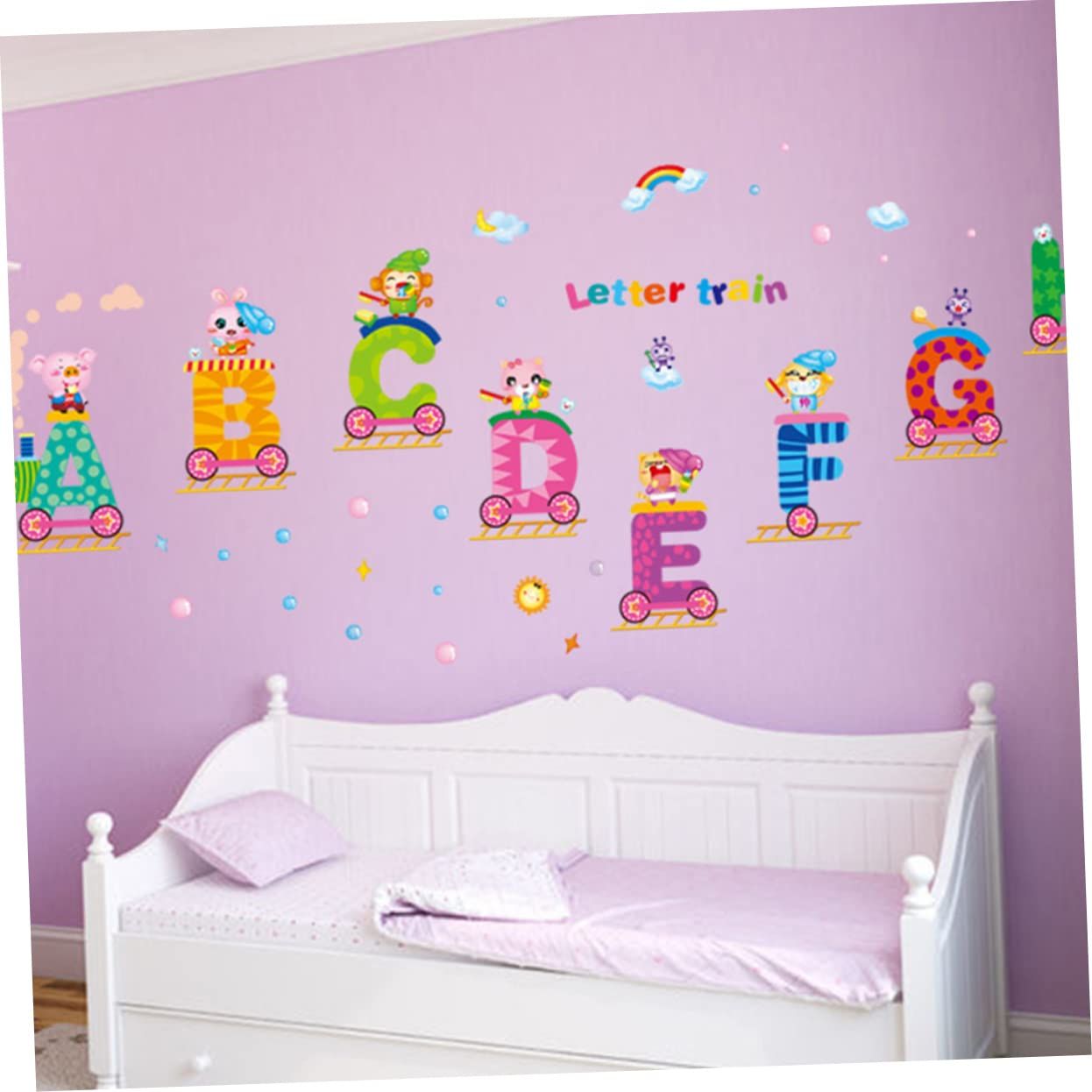 Sticker Sheets for Kids Letter Wall Decor Kindergarten Wall Chart Removable view 2