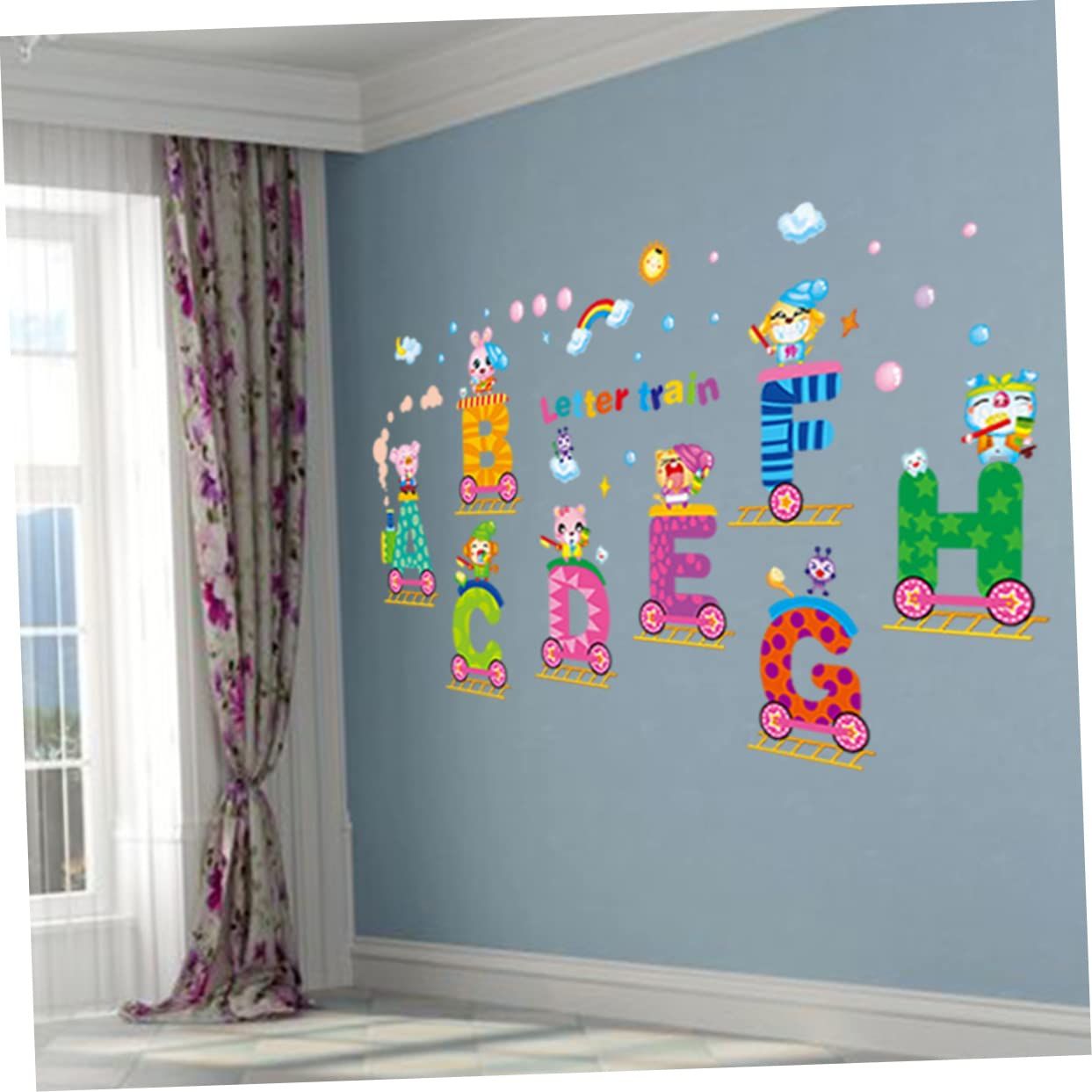 Sticker Sheets for Kids Letter Wall Decor Kindergarten Wall Chart Removable view 5
