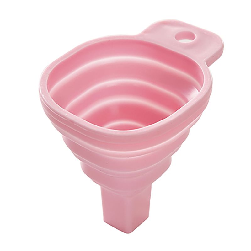 2-Pack Foldable Set Flexible Durable Easy-to-use Liquid Dispensing Funnels