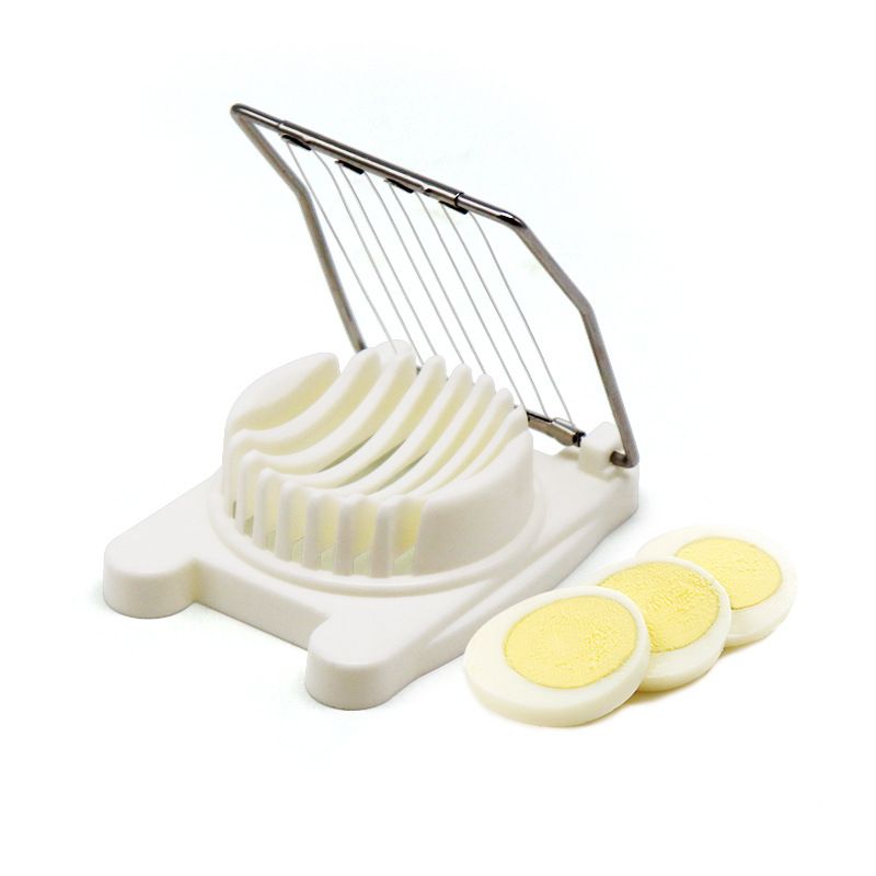 Egg slicer heavy-duty aluminum stainless steel wire egg knife portable kitchen view 5