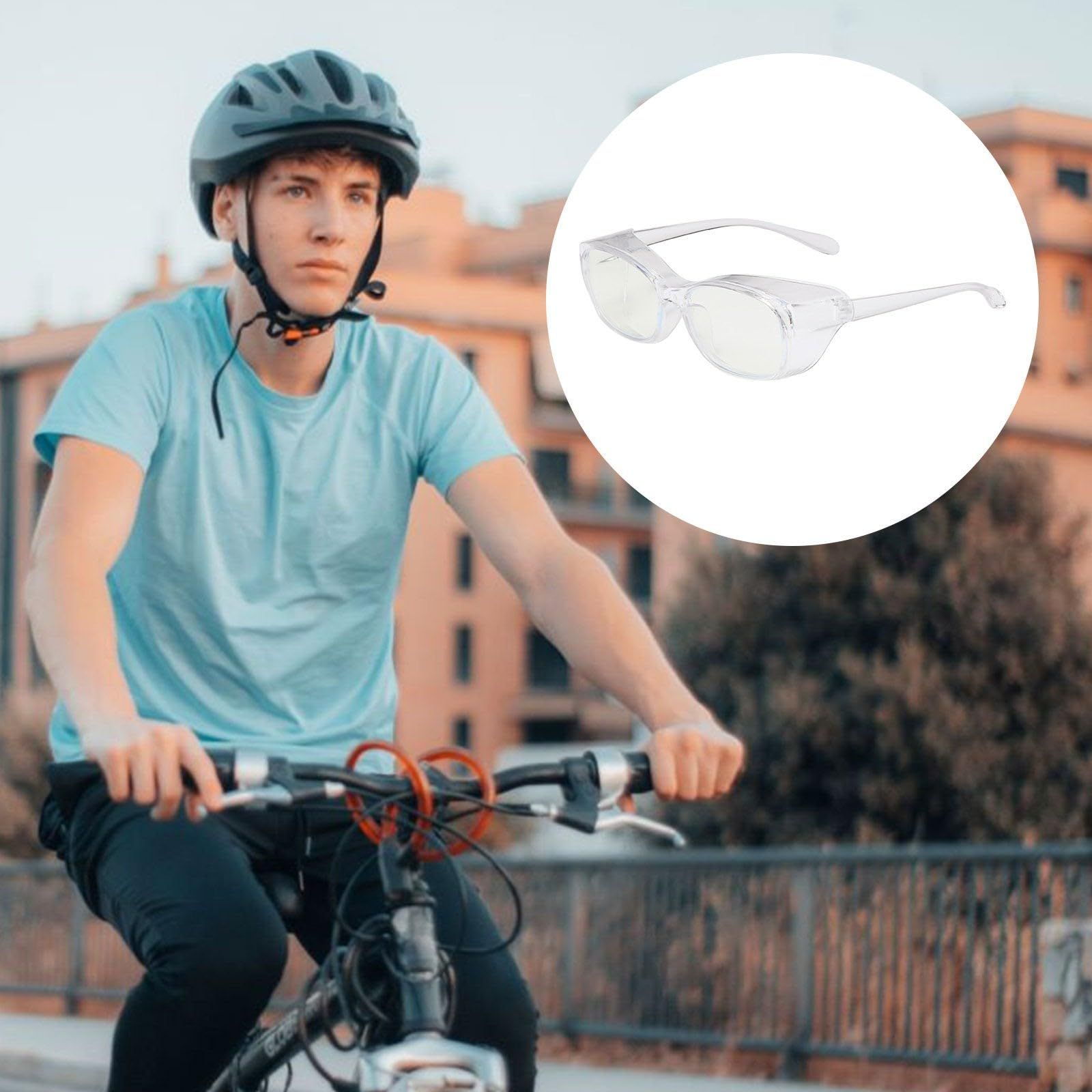 Photochromic reading glasses HD lenses anti-sand/anti-pollen suitable for view 4