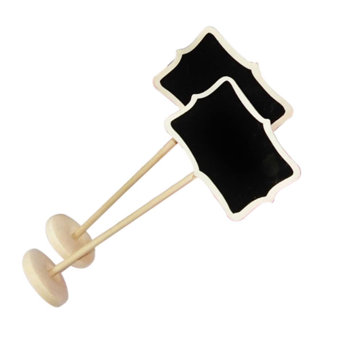 10pcs Badge Tags Christmas Tree Decorations Mini Blackboard Table Logo Table view 2