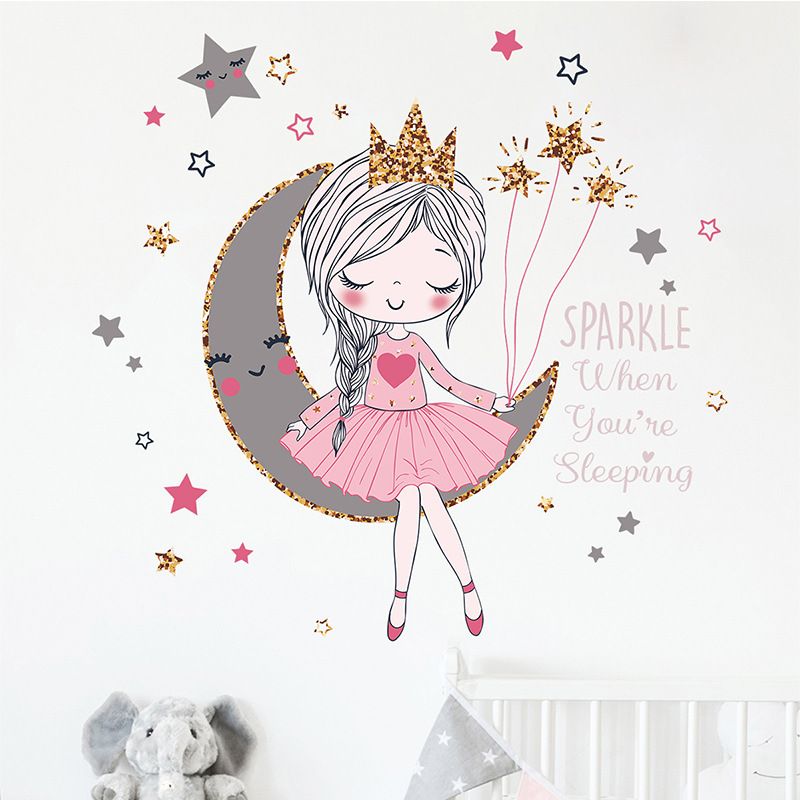 Colorful, cute and lovely children's wall stickers, detachable wall stickers view 2