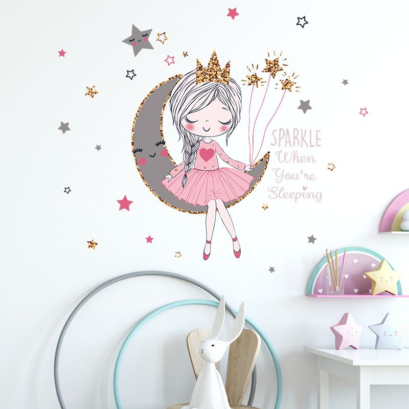 Colorful, cute and lovely children's wall stickers, detachable wall stickers view 3