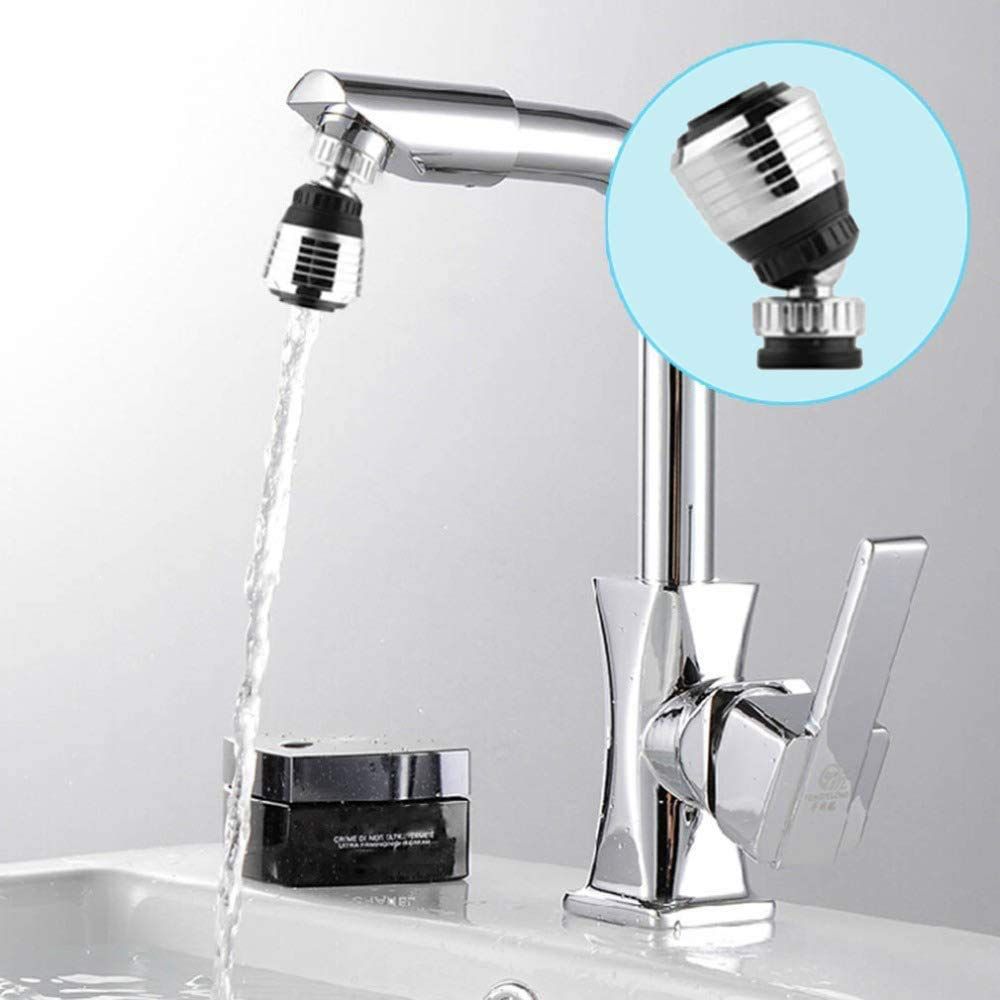 360 Degree Swivel Faucet Aerator Deluxe Water Saving Faucet Sprayer Water view 3