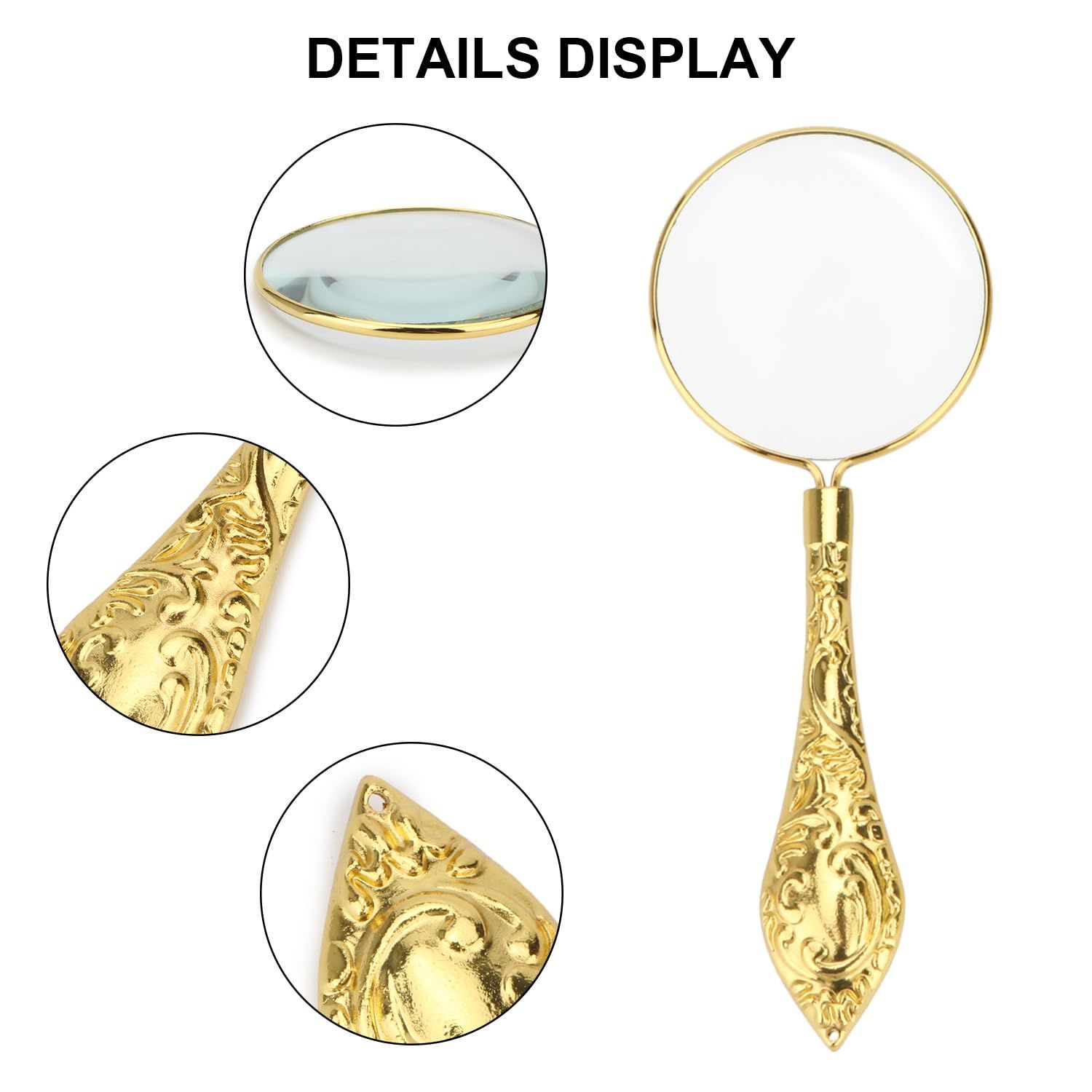 Magnifying Glass with Plastic FrameOptical Lens Great for Seniors and Kids Reading view 4