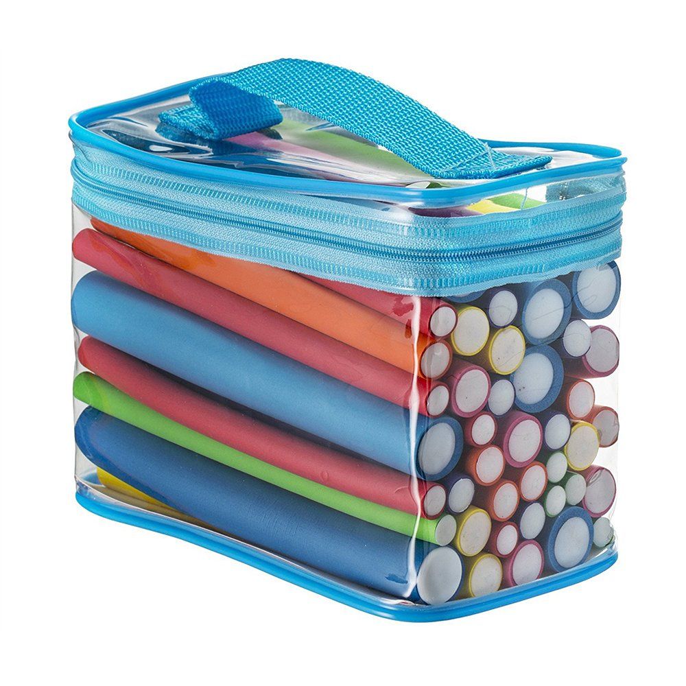 42 Pack Twist-flex Rods 7 Sizes Flexible Curl Sponge Flexi Hair Roller Set