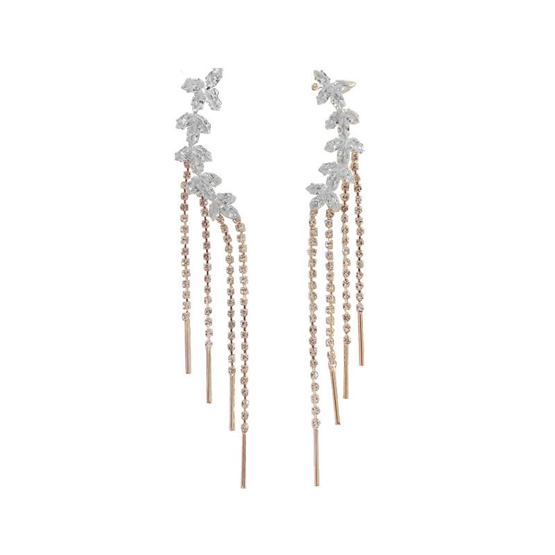 Trendy Women Stylish Crystal Drop Earrings — image 1