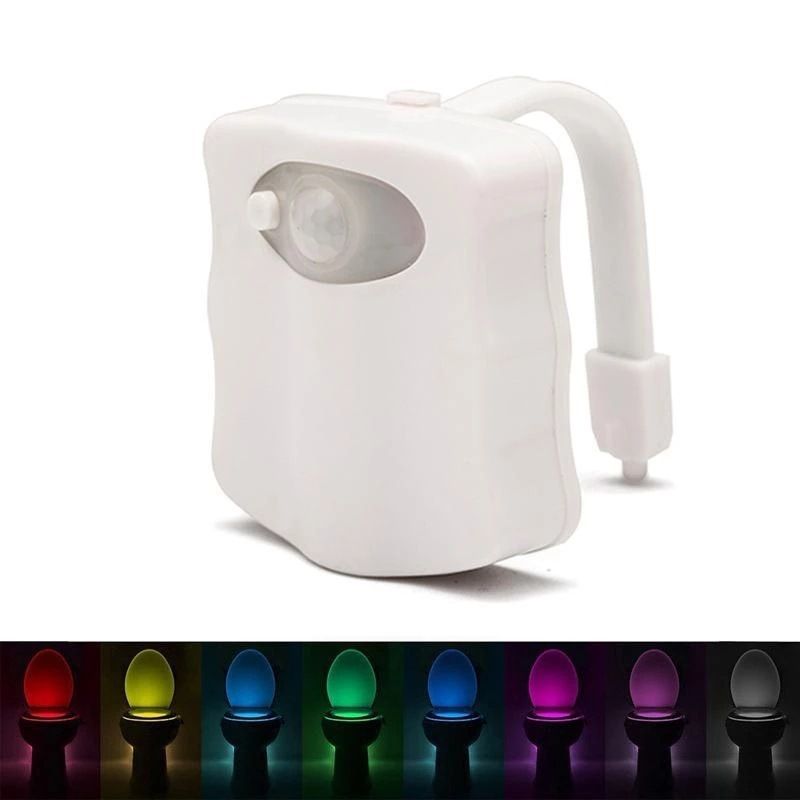Color Changing Night Light Motion Sensor Led Motion Activated Washroom UV Slap view 4
