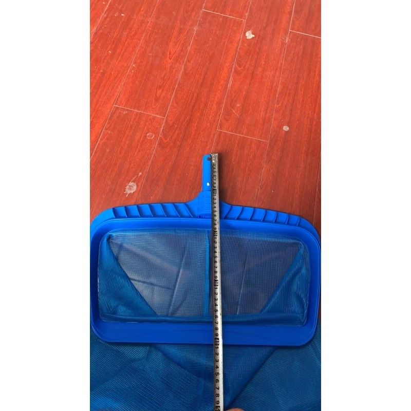 blue Pool Skimmer Net, Pool nets for Cleaning Leaves with deep rake net, Heavy view 4