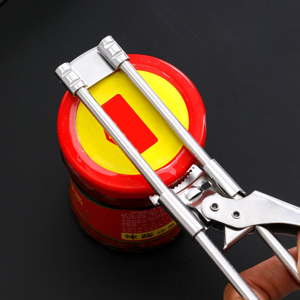 Jar & Bottle Opener, Adjustable Multifunctional Stainless Steel Can Opener Jar view 5
