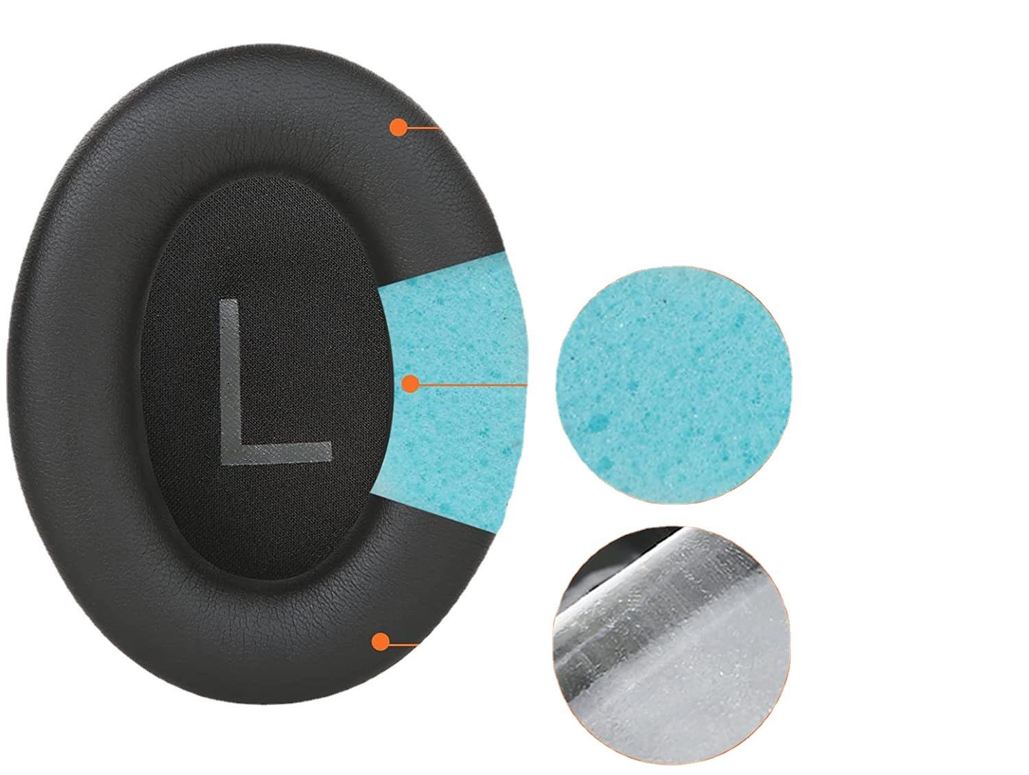 Replacement Earpads for Noise Cancelling Wireless Headphones view 5