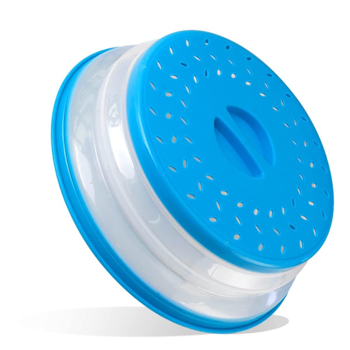 Microwave Splatter Guard Cover - Collapsible Lid for Food Protection and Easy view 2