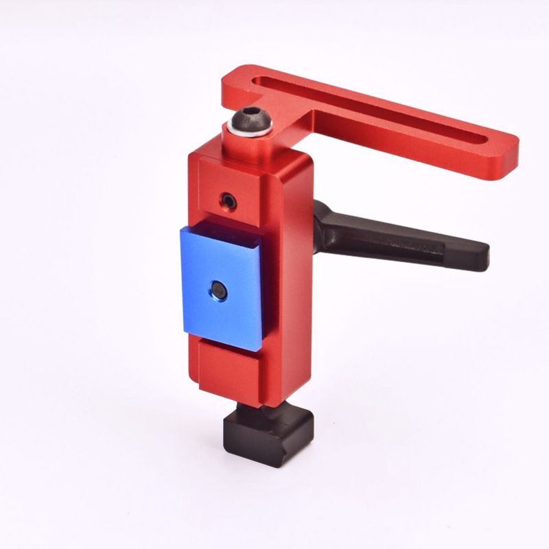 45 Type Miter Track Stop T-Track Woodworking Limiter Hand Tools Aluminum Alloy view 2