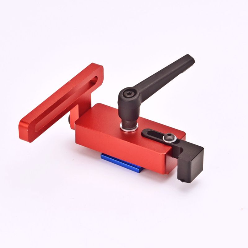 45 Type Miter Track Stop T-Track Woodworking Limiter Hand Tools Aluminum Alloy view 3