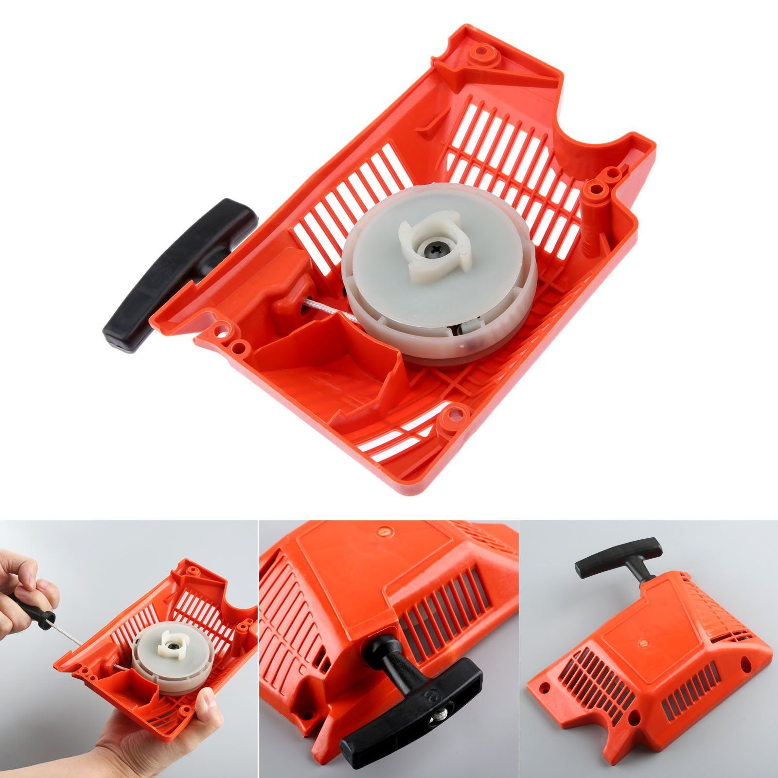 45cc 52cc 58cc Chainsaw Parts Single Recoil Pull Starter Assembly Spares for view 3