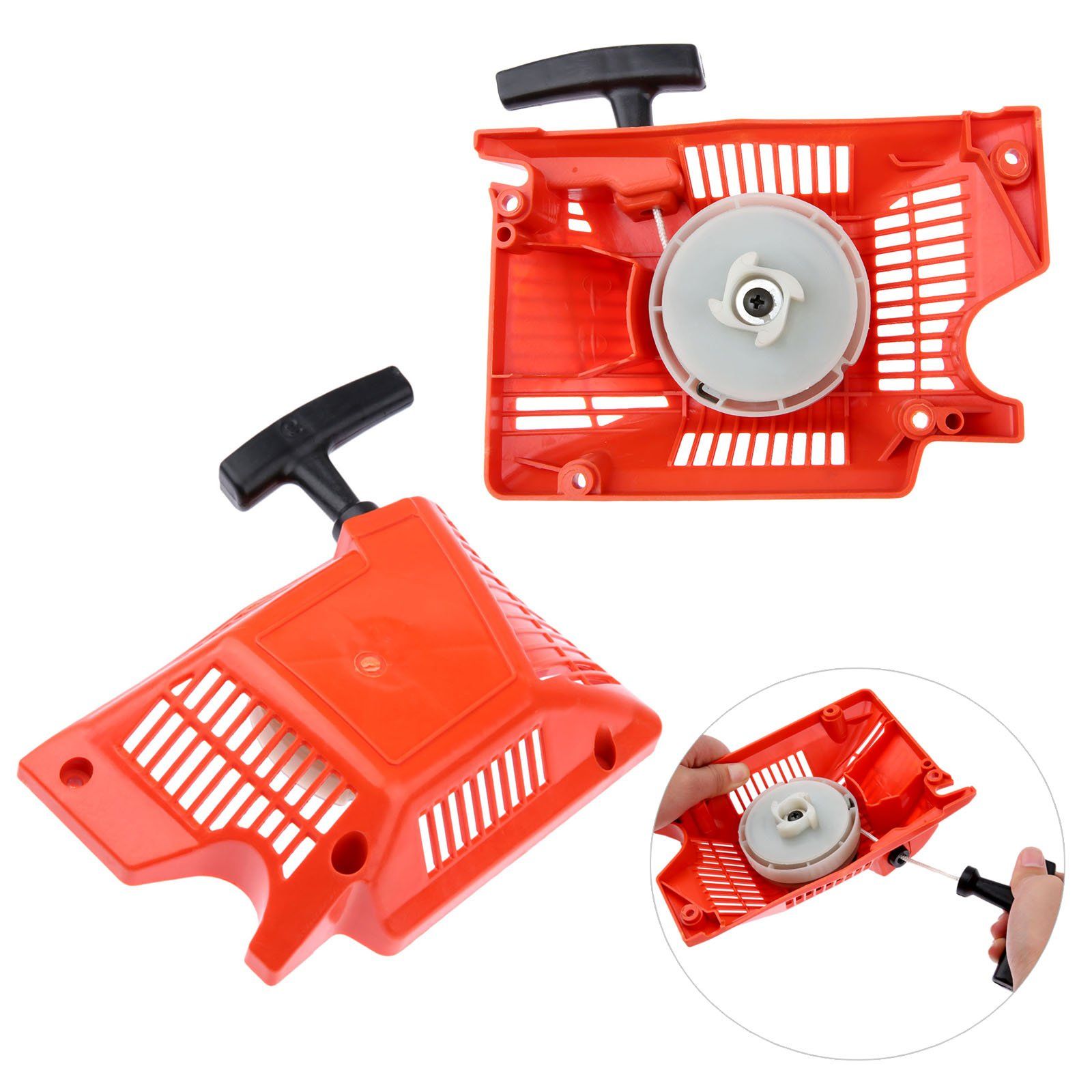 45cc 52cc 58cc Chainsaw Parts Single Recoil Pull Starter Assembly Spares for view 5