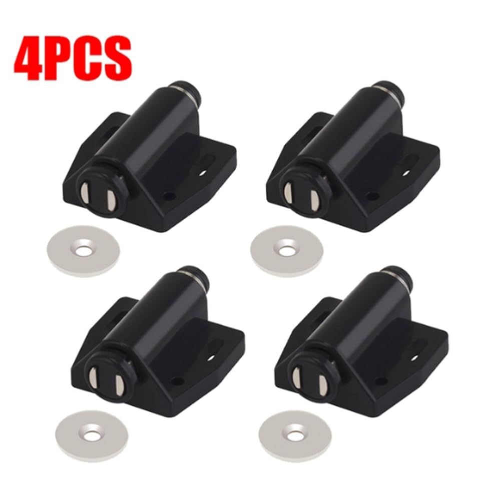4 Pack Single Magnet Cabinet Snap Invisible Furniture Door Rebounder Cabinet view 2
