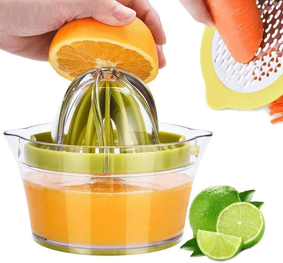 Citrus Lemon Orange Juicer Manual Hand Squeezer with Built-in Measuring Cup — image 1