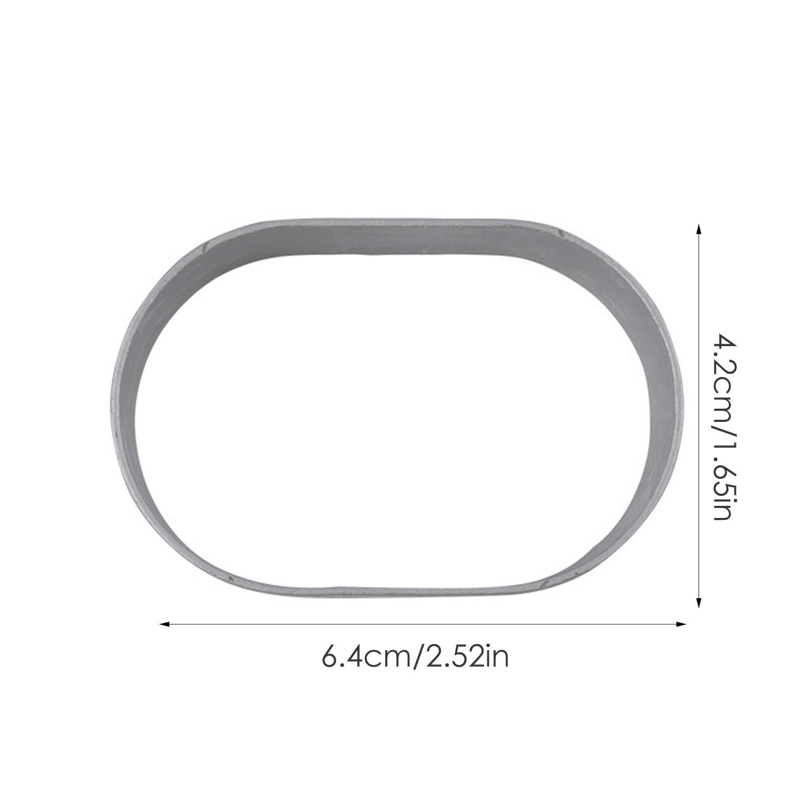 10pcs/set Cake Mold Oval Half-cooked Cheese Mold Cheese Mould Tray ToolsVent view 5